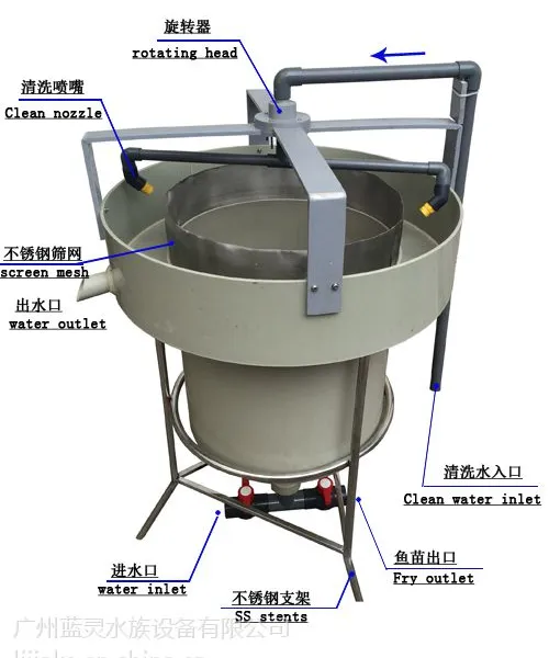 渔悦 自动清洗鱼苗孵化桶