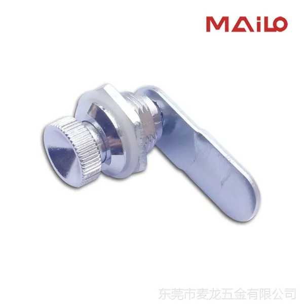 东莞机箱机柜门锁 ML1-028 微型按钮式转舌 带尼龙垫 体积小