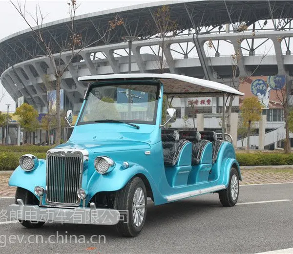 路朗电动老爷车,又一力作,震憾登场 电动看房车价格房地产专用接待车报价