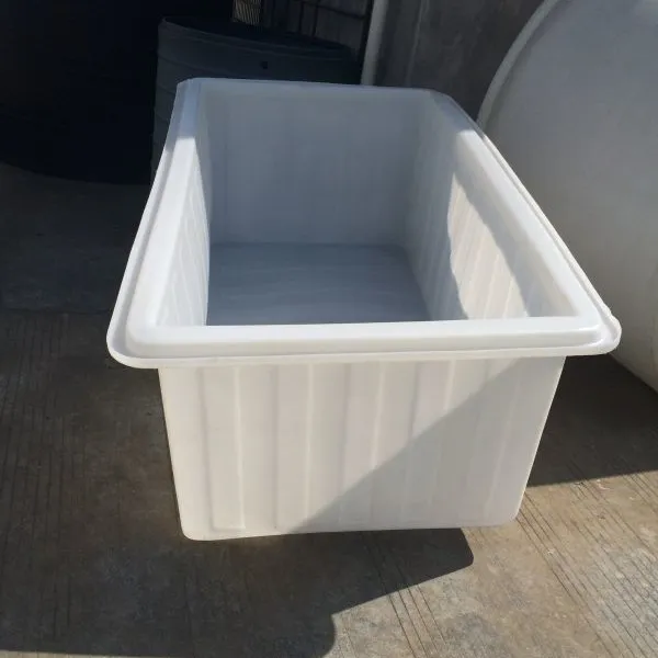 订做带轮胶箱塑料水箱棉纺纱桶PE塑胶桶稀释方桶落纱桶养鱼方箱