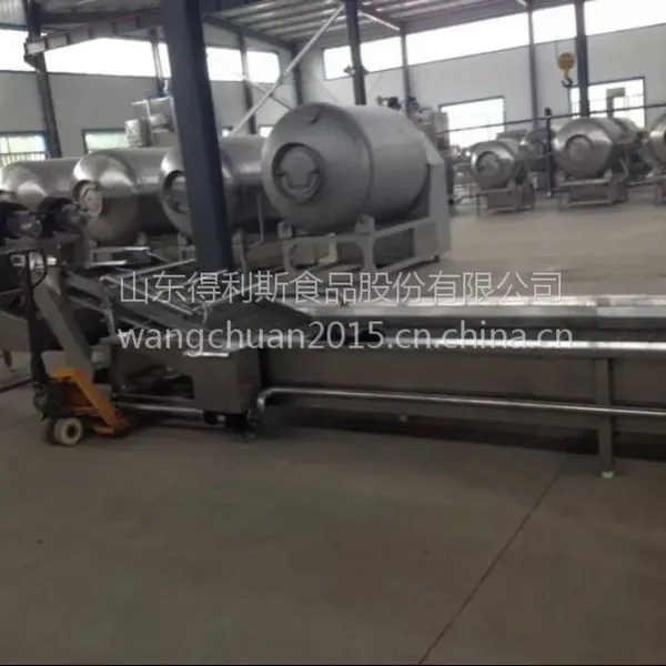 供应山东得利斯果蔬清洗风干线QFX600