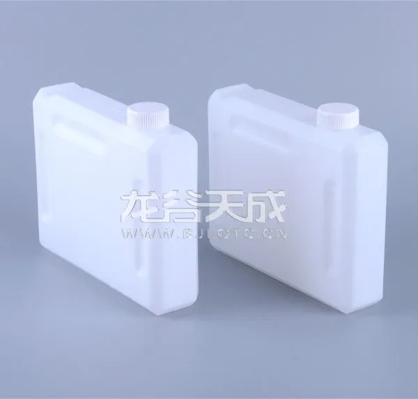 2L塑料小口扁方瓶 生化试剂瓶 液体包装瓶蒸馏水瓶 小水箱 扁形塑料瓶2000ml扁壶扁桶