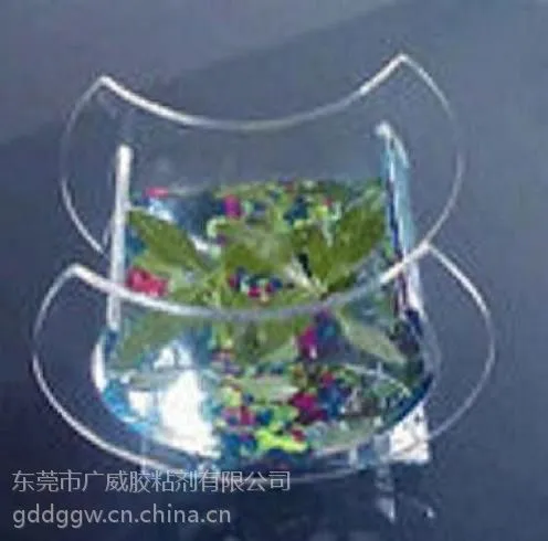 供应玻璃花瓶粘接表干防水uv无影胶水