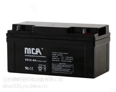 MCA蓄电池12V65AH