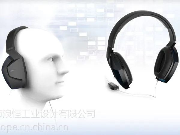 供应蓝牙头戴耳机 产品设计 外观设计 结构设计 浪恒设计