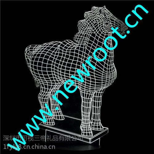 3D小夜灯立体视觉创意欧美市场一炮走红