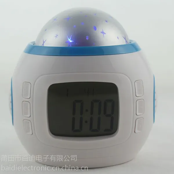 供应供应七彩星空自然声闹钟