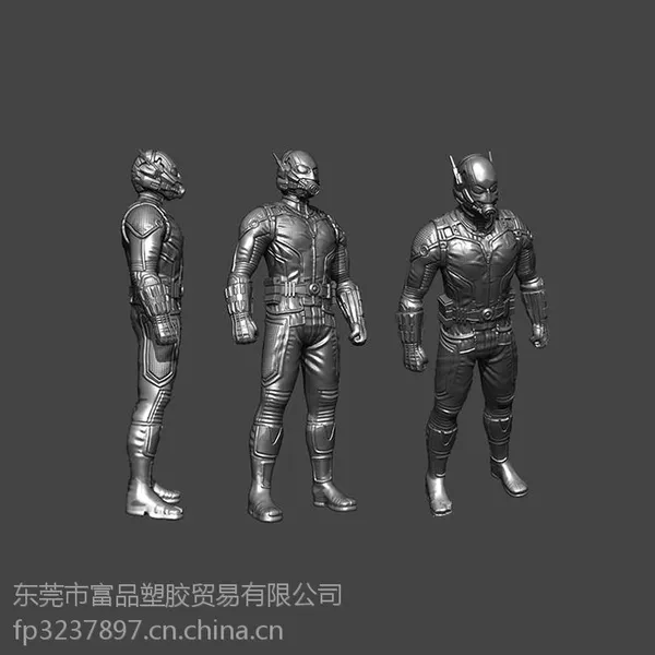 大型科幻人物模型手板3D打印定制 SLS高精度打样设计可上色包邮