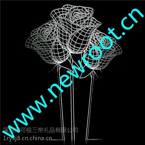 情人节礼物送玫瑰花可以送3D视觉的啦