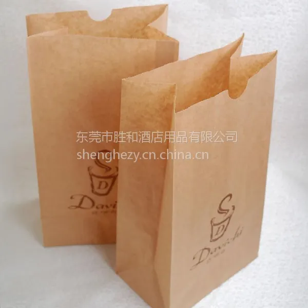 西餐厅包装纸袋定做 印刷食品级西餐厅包装纸袋 手提袋定做