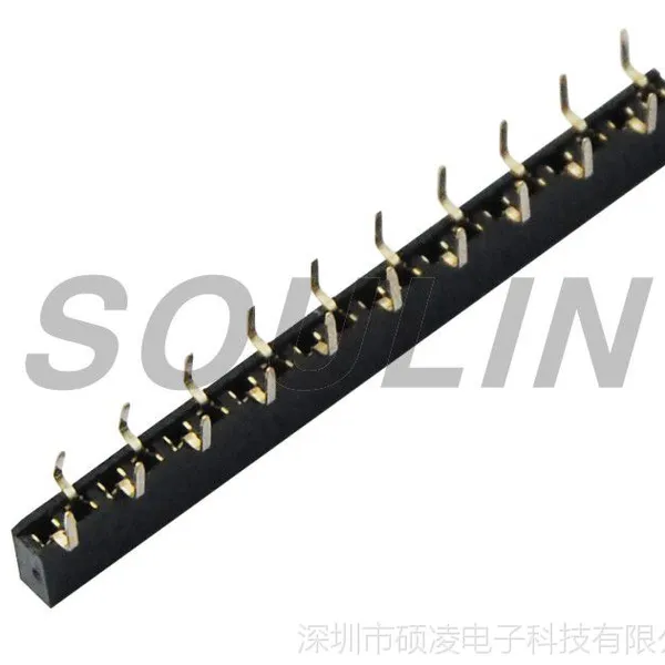 【排母】厂家供应2.0间距蜈蚣脚车载连接器单排塑高4.3安防连接器