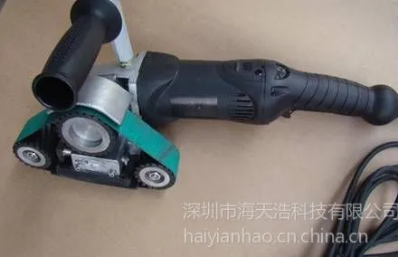 供应进口手提电动三轮平面直纹不锈钢拉丝机手持打磨抛光机GT-802A