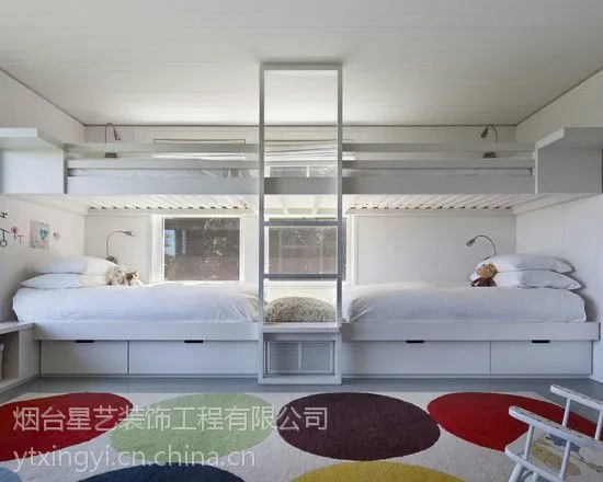 【烟台星艺装饰】精美上下铺 给孩子们一个可爱温暖的窝