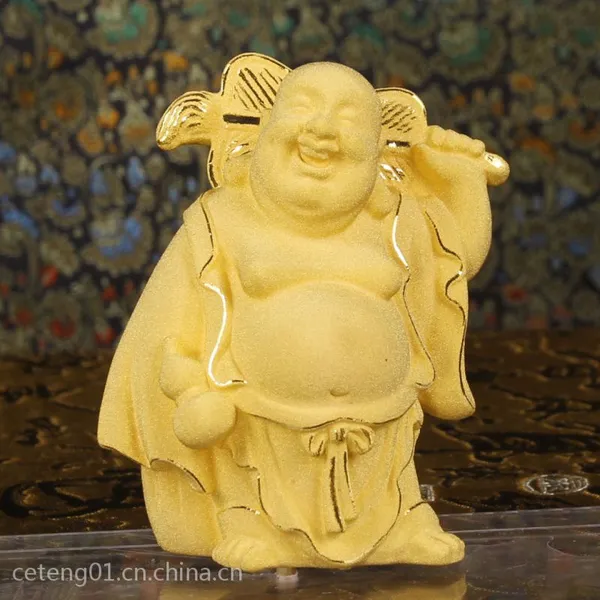 西安厂家***供应绒沙金财神 金银铜制造 西安财源广进佛像礼品