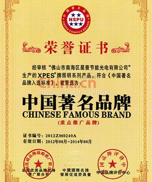 XPES中国著名品牌