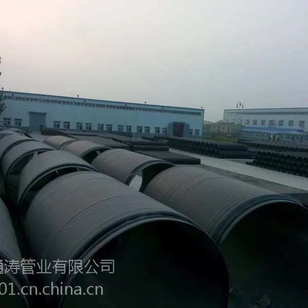 雨污管道 高密度聚乙烯缠绕结构壁B型管 克拉管 河北通涛管业