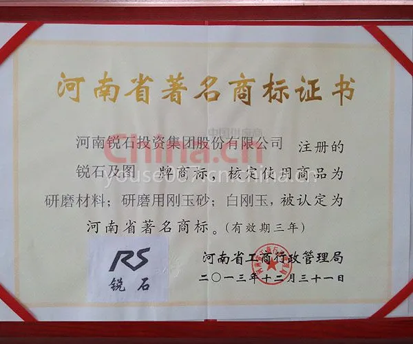 河南省著名商标