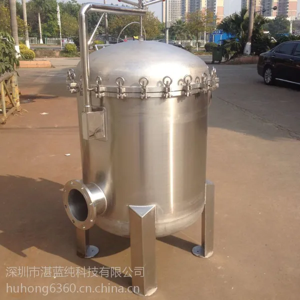 湛蓝纯袋式过滤器 200T/H大流量活动网篮 8袋*4.0厚水预处理设备