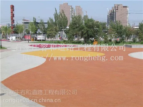 正定 新乐 辛集透水混凝土地坪施工