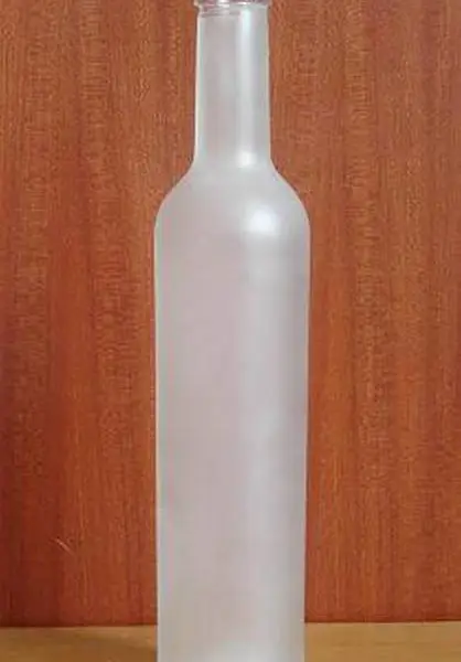 玻璃瓶厂家开发定制磨砂烤花玻璃葡萄酒瓶出口玻璃葡萄酒瓶