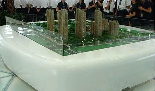河南和业玻璃钢装饰展示台 沙盘 厂家各种玻璃钢异型定做 沙盘 展示架