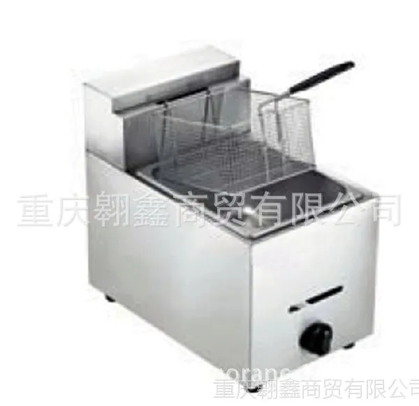 供应单缸燃气炸炉 单缸电热炸炉 双缸燃气炸炉 单缸单筛燃气炸炉