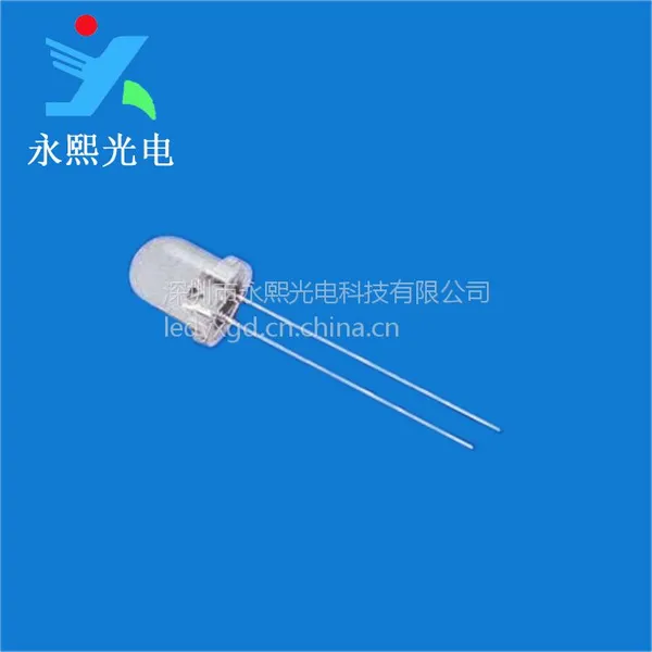 销售 8mm白发翠绿0.5w翠绿色LED发光二极管草帽灯珠 高亮永熙光电