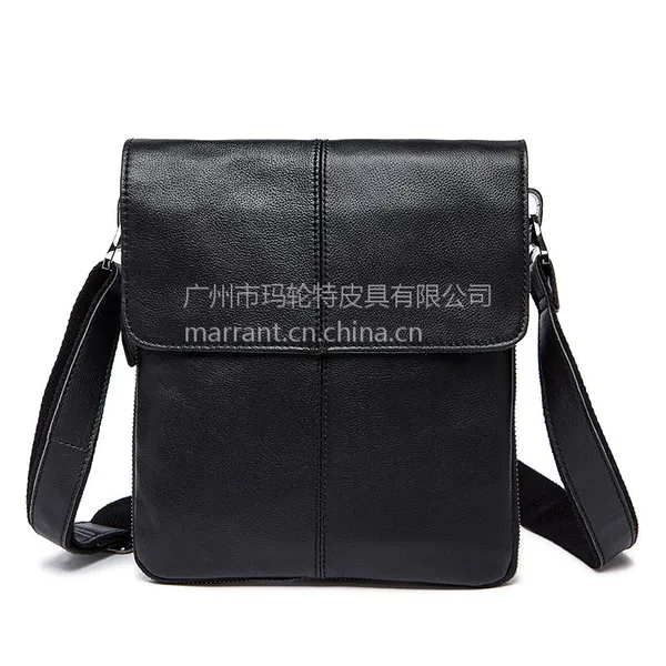 广州男包工厂 玛轮特皮具Marrant 真皮男包批发外贸斜挎包爆款