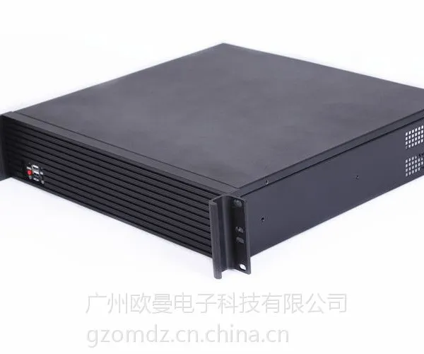 供应广州欧曼2U超短工业工控机箱可零售 高档铝合金面板 结构可支持PC大主板