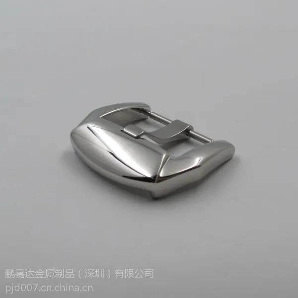 鹏嘉达供应机械表手表表带配件 304不锈钢表扣皮带扣定制(j800)
