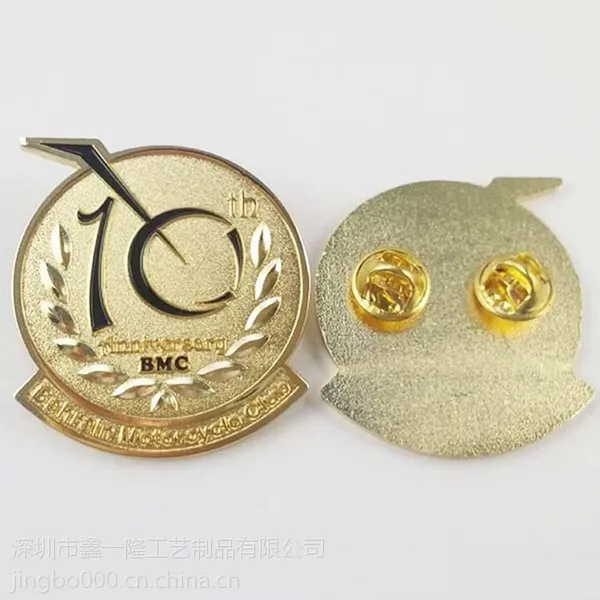 石家庄金属徽章制作张家口专业胸章设计订做厂家