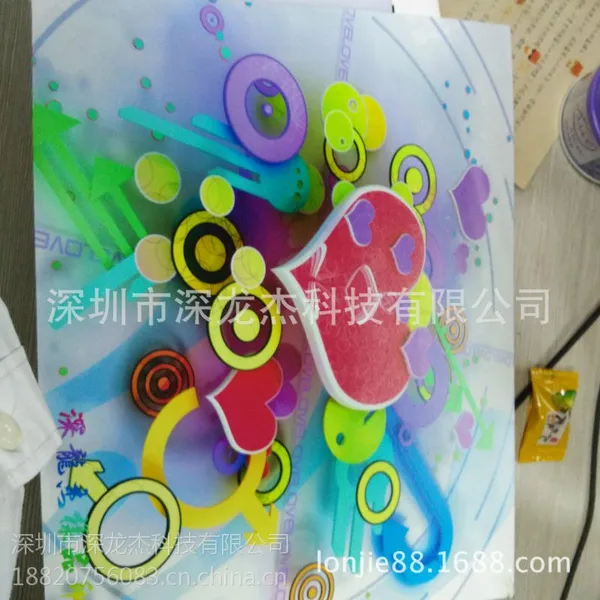 供应:深龙杰亚克力板万能平板UV打印机 打印浮雕效果 深圳万能打印机厂家
