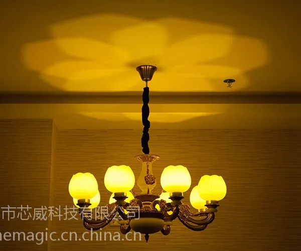 麦极客智能照明控制系统 别墅智能照明 酒店智能灯光 手机调色灯
