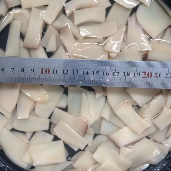 河北供应盐渍杏鲍菇切片、出口工厂、出口品质。数量500吨