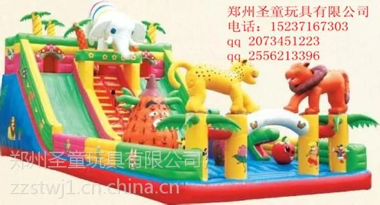 小型幼儿园充气玩具 儿童充气弹跳蹦蹦床幼儿园游乐设备 开封哪里有卖充气城堡的