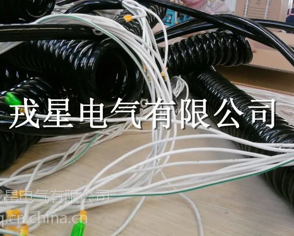 机械臂螺旋电缆机械人弹簧线