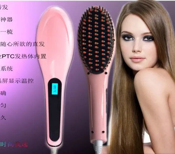 直发梳,负离子陶瓷直发器熨板电夹发板烫发工具不伤(图)