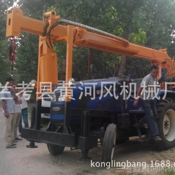 拖拉机吊机-农用拖拉机改装吊车