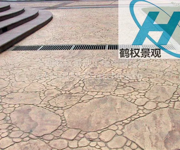 宁波彩色压模地坪建筑装饰材料销售
