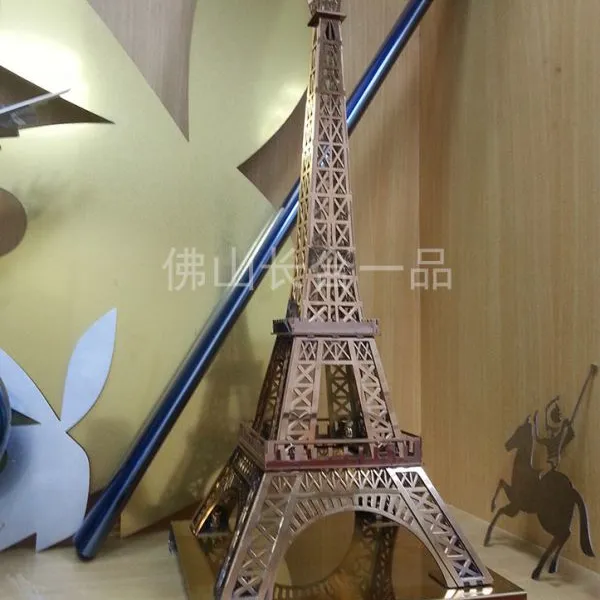 不锈钢工艺品 简约摆件 3D金属摆品 可定制