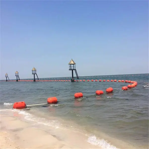 桂林水面警示塑料浮筒 水上滚筒浮筒 水上冲关塑料浮筒