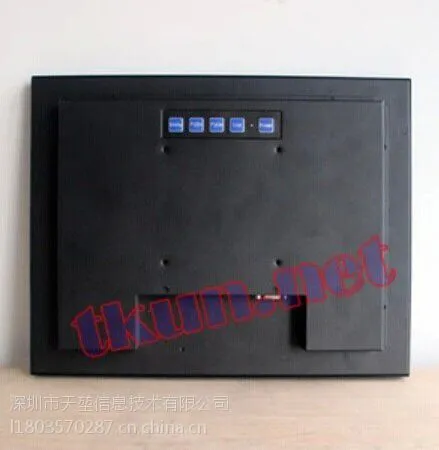 嵌入式工业12寸LED强固型高亮阳光下可视触摸显示器