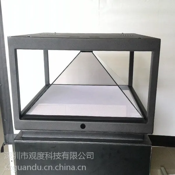 深圳360度全息影像展柜厂家_全息展示柜定制组装 玻璃材质 _幻影成像 尺寸50-600cm