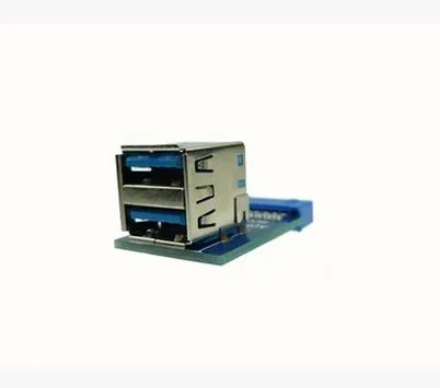 供应19pin/20pin转双usb3.0扩展卡 转接卡