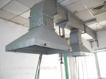 电子生产线焊接排烟风管安装 白铁皮排烟罩风管安装