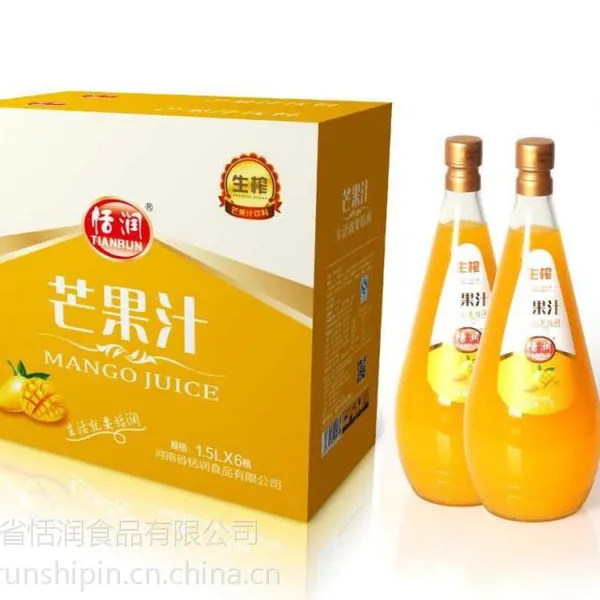 恬润1.5L芒果汁|河南大瓶1.5L芒果汁厂家