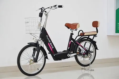 飞锂/FLIVE电动车 锂电池自行车单车 48V便携代步助力车 优格20寸
