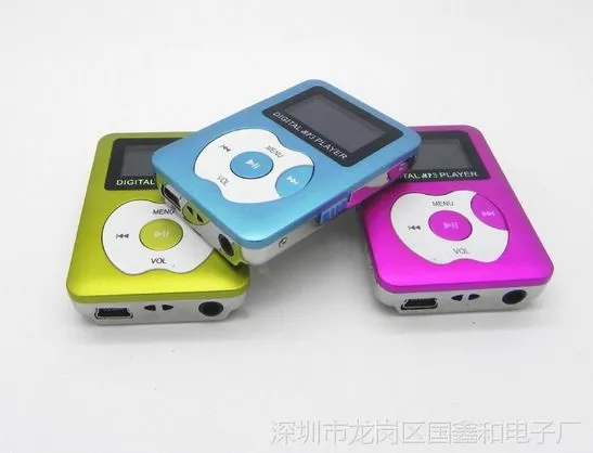 国鑫金属有屏插卡MP3 ***缺口苹果二代 单色屏幕音乐播放器