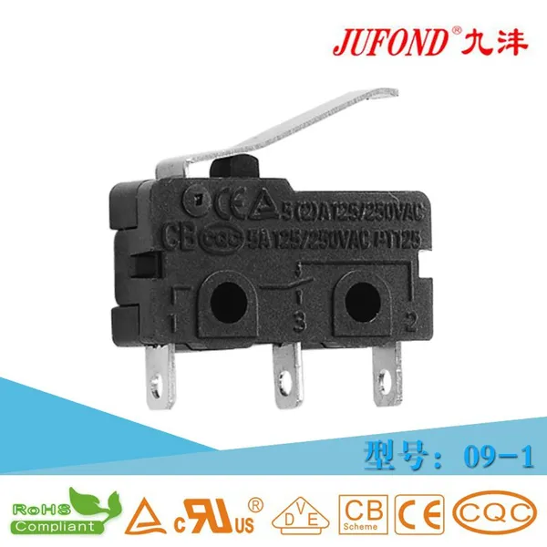 九沣JUFOND转换型三脚光波炉微动开关生产厂家 09-1