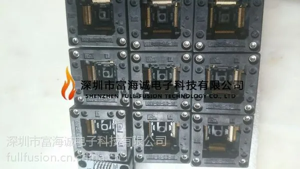Enplas OTQ-64-0.5-16 IC插座QFP64PIN 0.5MM间距老化座